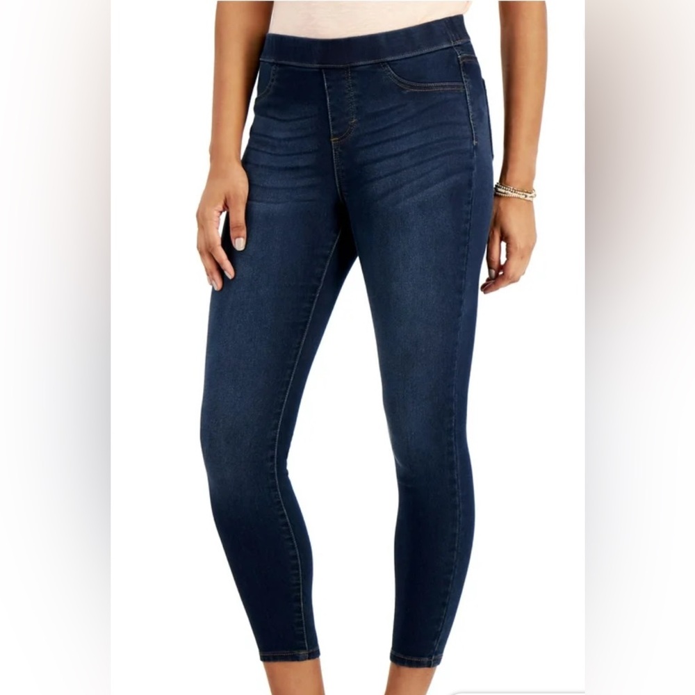 Style & Co. Dark Blue Skinny Boyfriend Jeggins